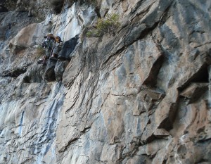 Xerach equipando en Salto del Perro