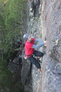 Climb on the biggest crag in Canary island